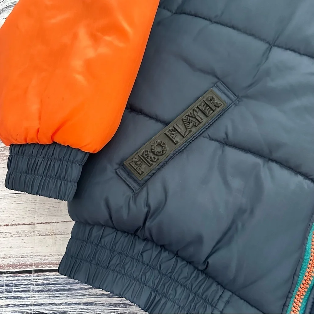 Vintage NFL Dolphins “Pro Player” 90’s Puffer Team Reversible Jacket​​